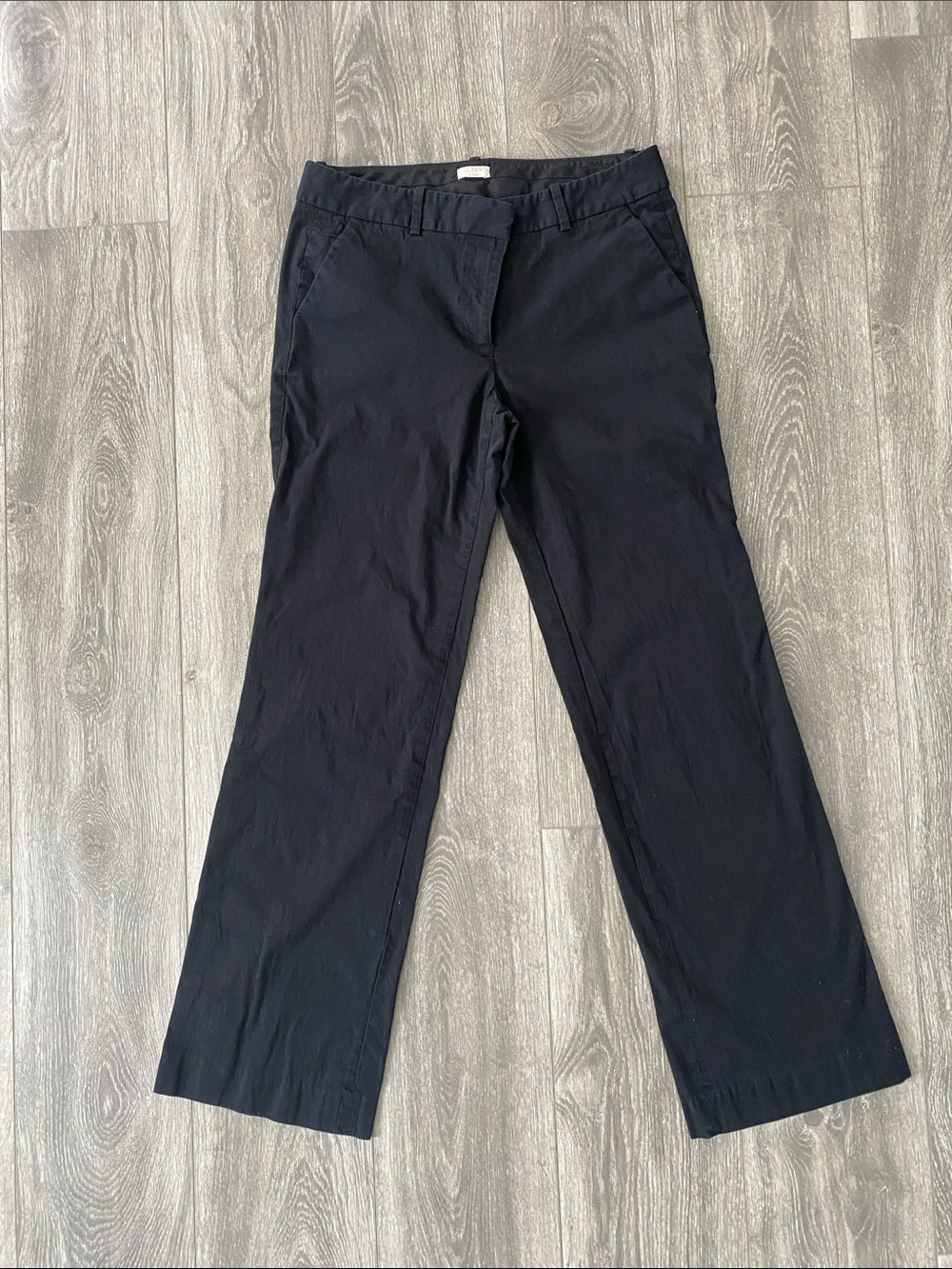 J. Crew Black Straight-Leg Women's Pants